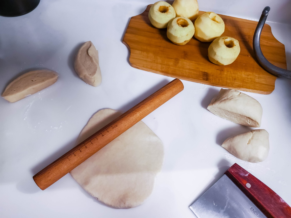 homemade apple dumplings