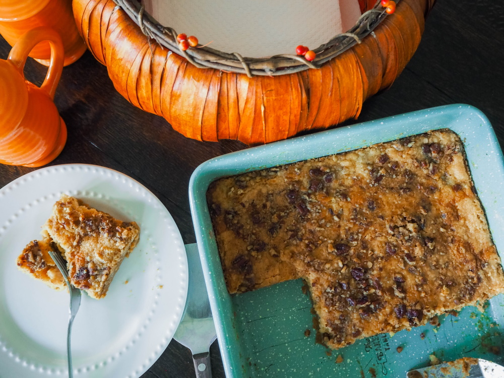 how to make pumpkin pecan crunch cake recipe