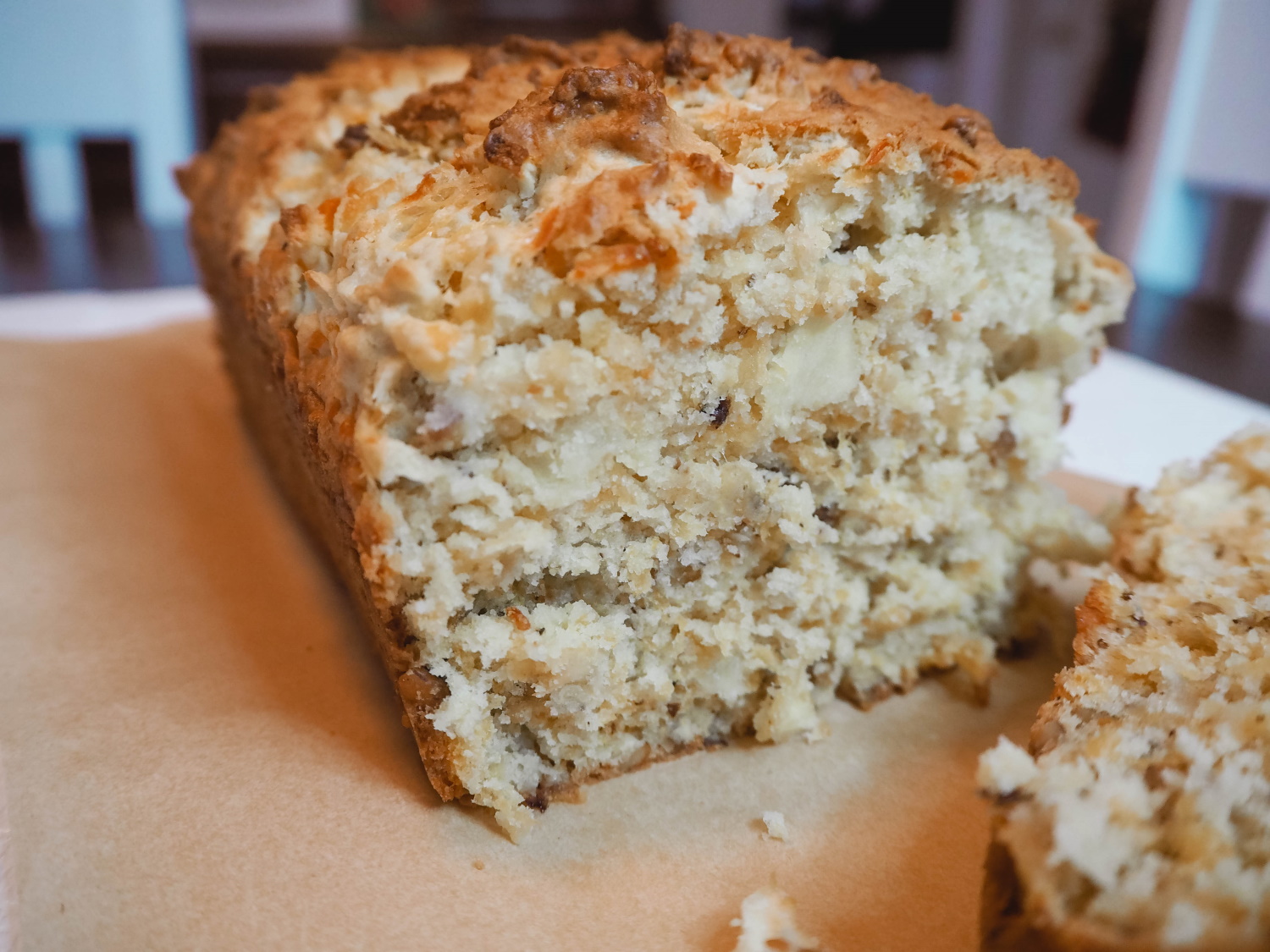 Apple Cheese Loaf Bread Recipe
