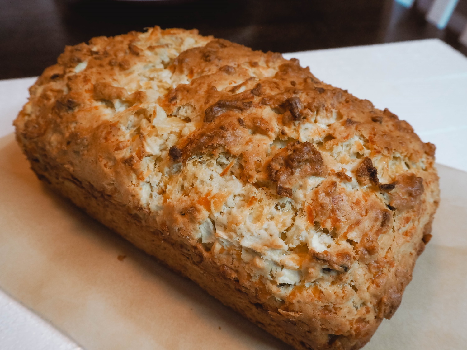 Apple Cheese Loaf Bread Recipe