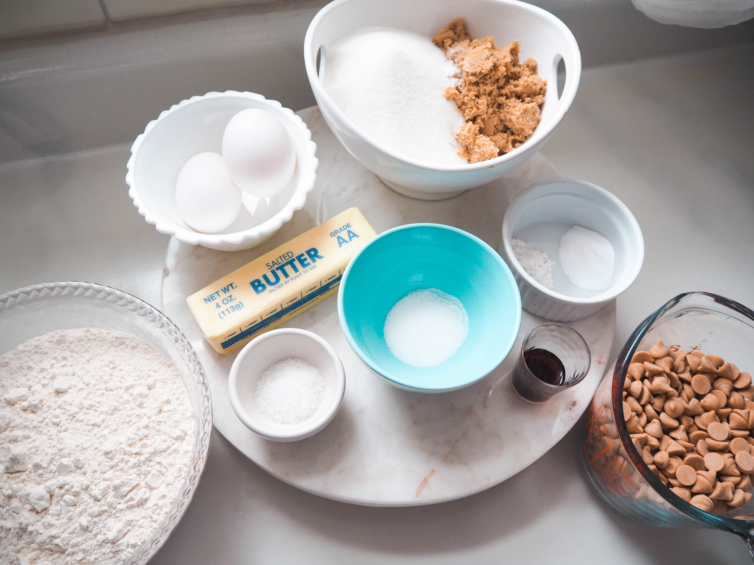 butterscotch cookies ingredients scaled