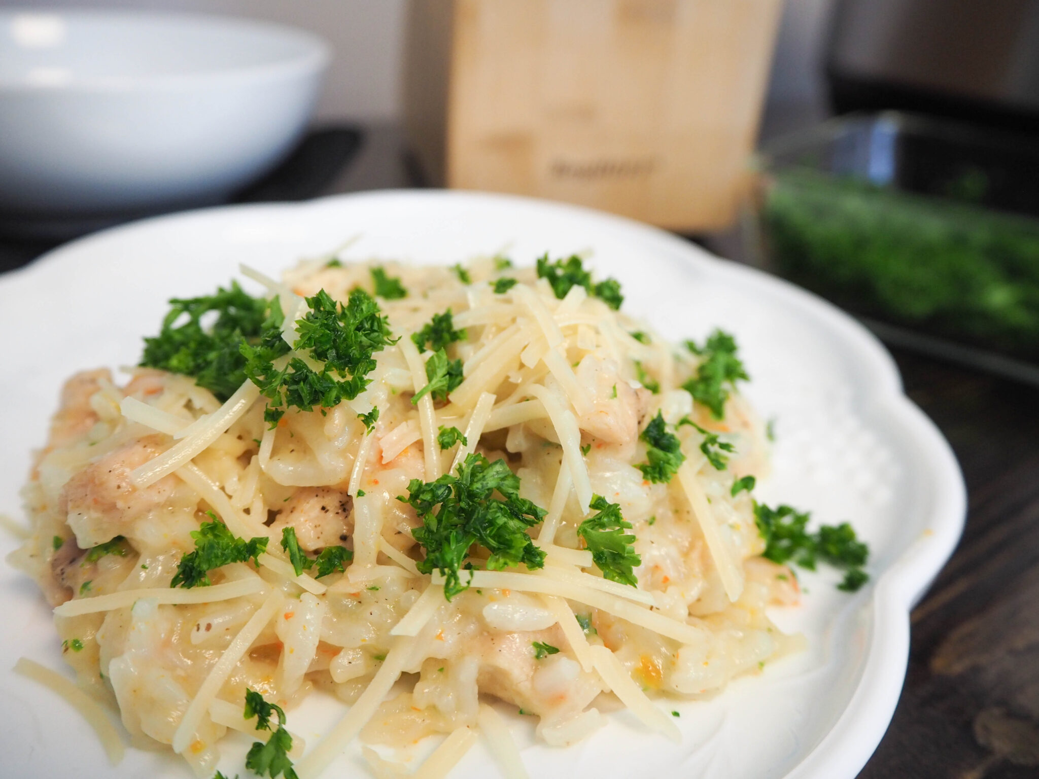 Cheesy Chicken and Rice (Instant Pot) · Cast Iron Lane