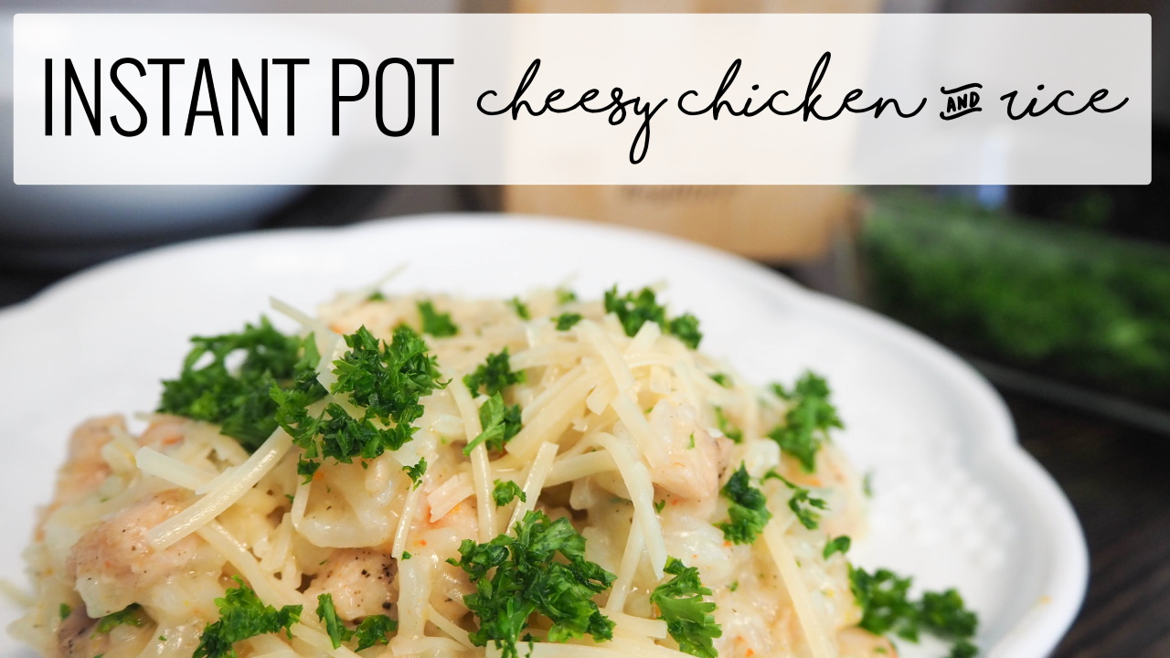 Instant Pot Cheesy Chicken and Rice