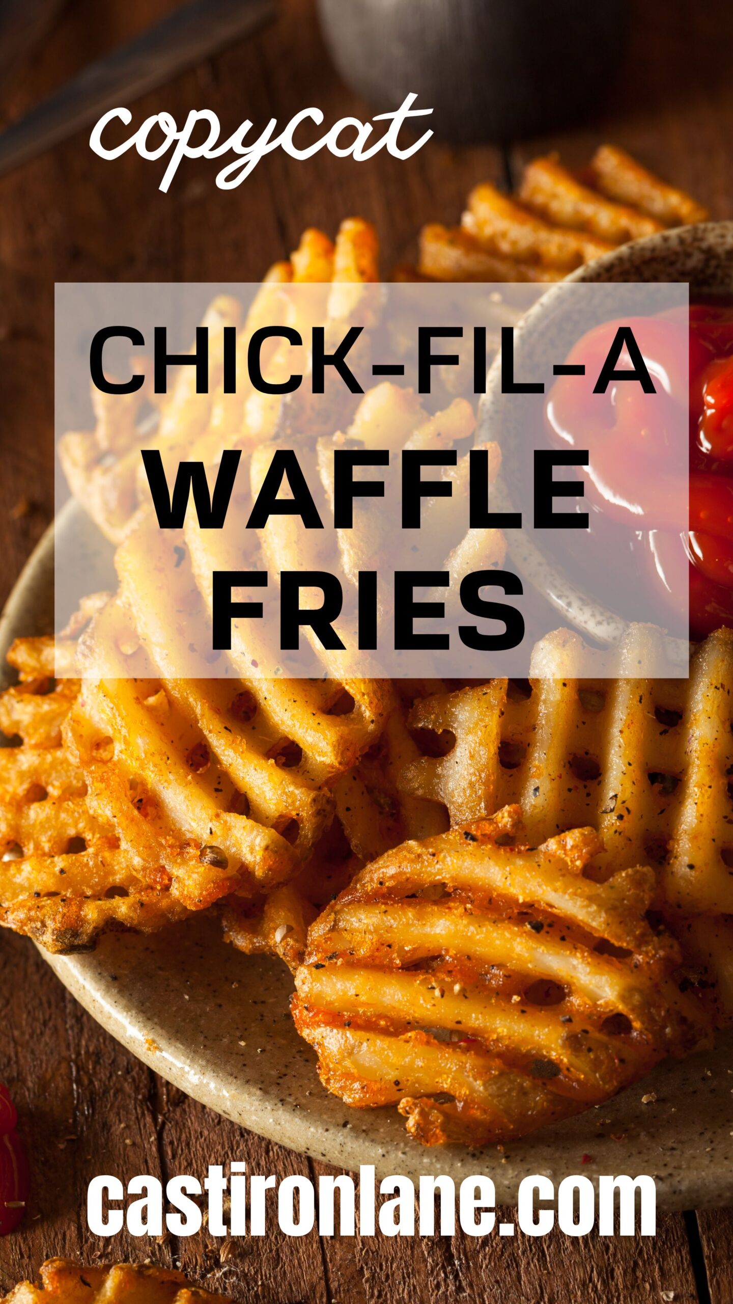 chick fil a waffle fries copycat recipe pin