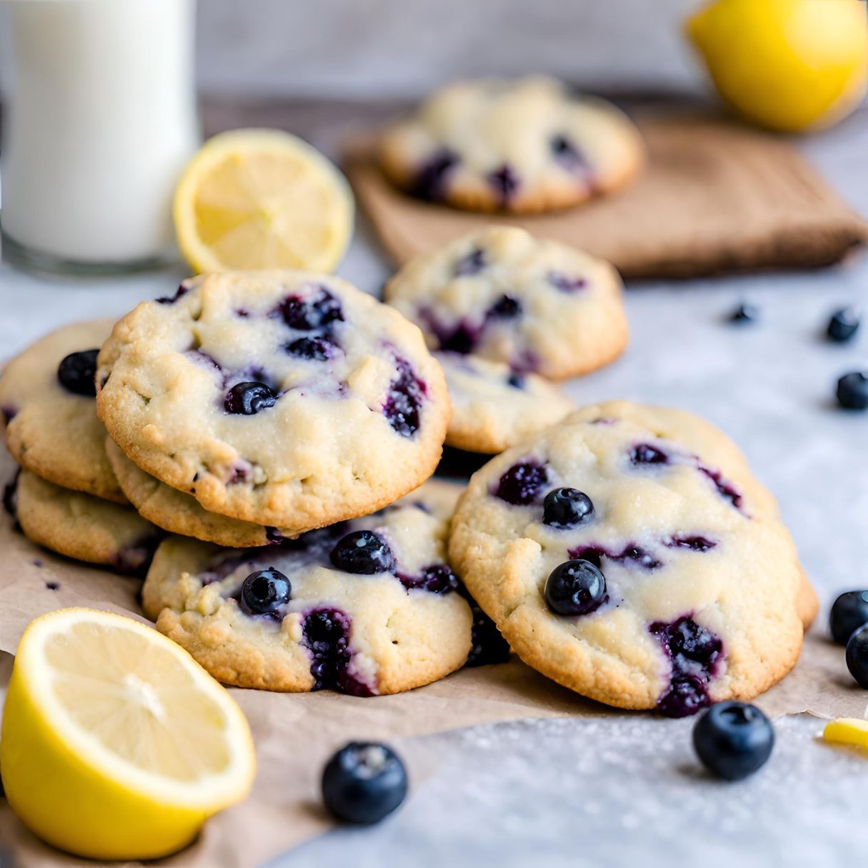 lemon blueberry cookies recipe 1
